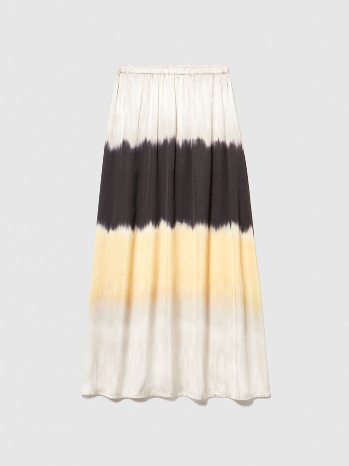 Printed maxi skirt - women's long skirts - Multi-color | Sisley image number 6